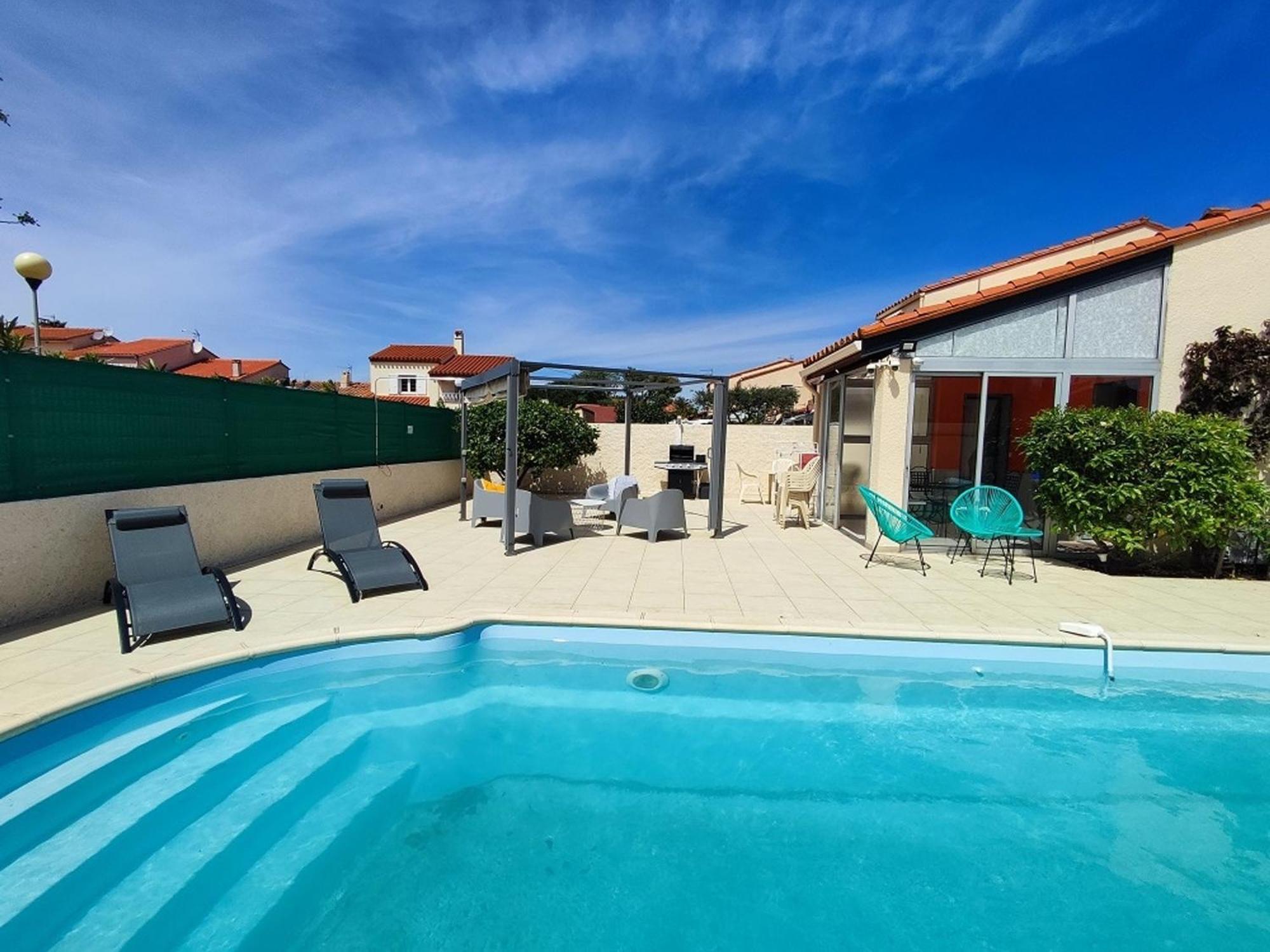 Pavillon 6 Pers A Argeles-Sur-Mer: Piscine, Clim, Parking, Wifi, Proche Plage - Fr-1-776-5 מראה חיצוני תמונה